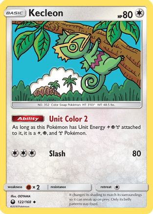 Kecleon - 122/168 - Uncommon - Reverse Holo