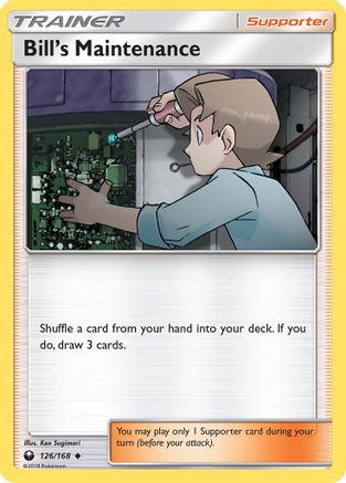 Bill's Maintenance - 126/168 - Uncommon - Reverse Holo