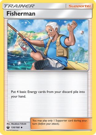 Fisherman - 130/168 - Uncommon - Reverse Holo