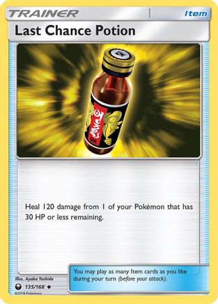 Last Chance Potion - 135/168 - Uncommon - Reverse Holo