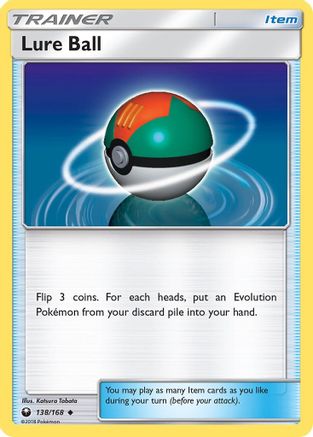 Lure Ball - 138/168 - Uncommon - Reverse Holo