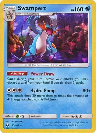 Swampert (SM Celestial Storm) 35/168 - Holo Rare