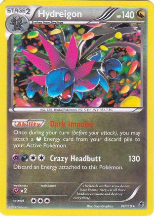 Hydreigon (Cosmos Holo) - 74/119 - Promo