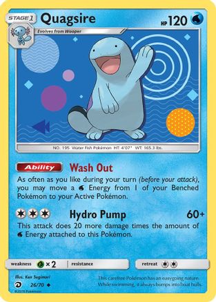Quagsire - 26/70 - Uncommon