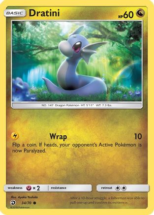 Dratini (34) - 34/70 - Common - Reverse Holo