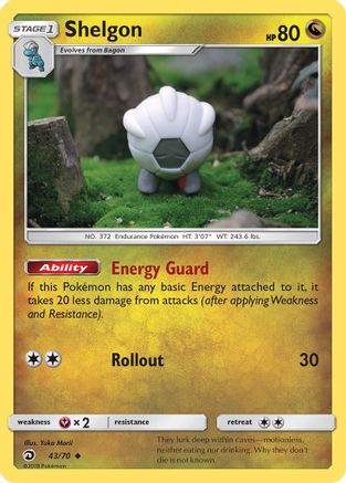 Shelgon - 43/70 - Uncommon