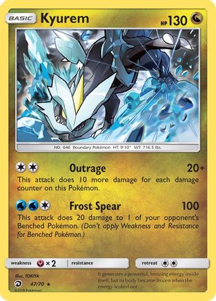 Kyurem - 47/70 - Holo Rare