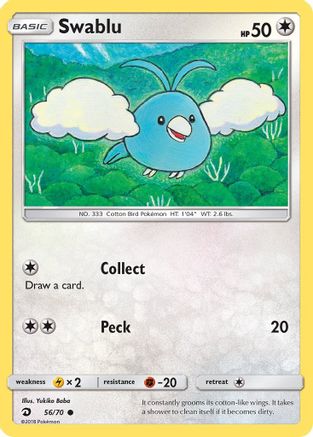 Swablu (56) - 56/70 - Common - Reverse Holo