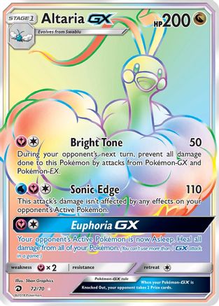 Altaria GX (Secret) - 72/70 - Secret Rare