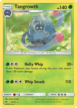 Tangrowth - 2/214 - Rare - Reverse Holo