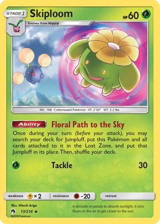 Skiploom - 13/214 - Uncommon - Reverse Holo