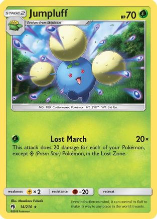 Jumpluff - 14/214 - Holo Rare - Reverse Holo