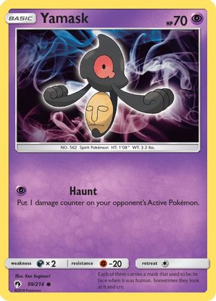 Yamask - 99/214 - Common - Reverse Holo