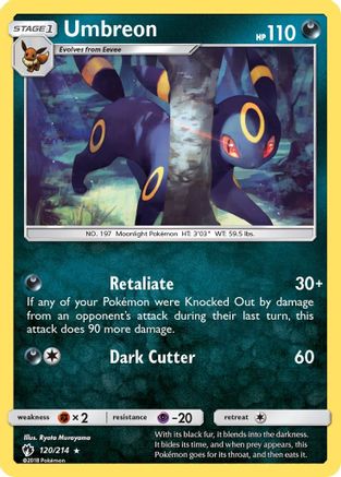 Umbreon - 120/214 - Rare - Reverse Holo