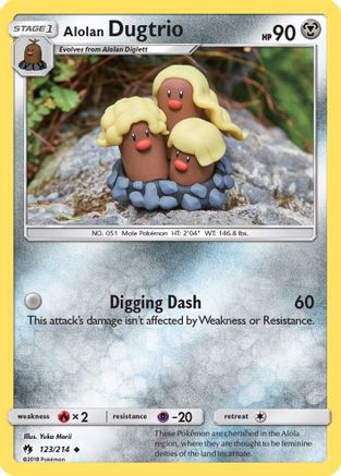 Alolan Dugtrio - 123/214 - Uncommon