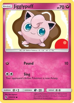 Jigglypuff - 133/214 - Common - Reverse Holo