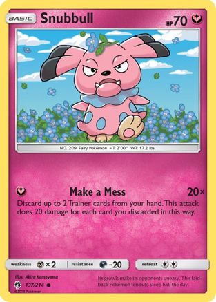 Snubbull - 137/214 - Common