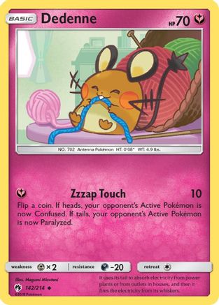 Dedenne (142) - 142/214 - Uncommon