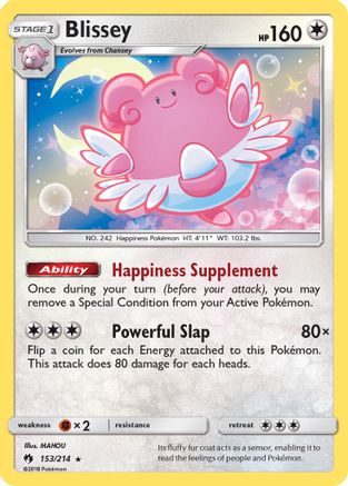 Blissey - 153/214 - Holo Rare - Reverse Holo