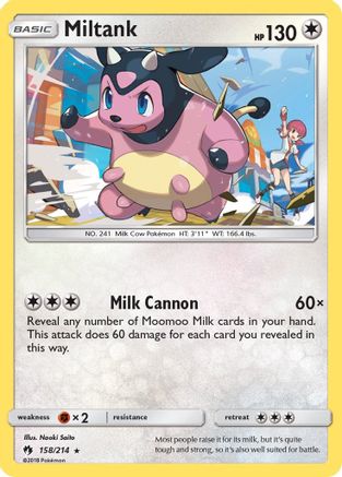 Miltank - 158/214 - Rare - Reverse Holo