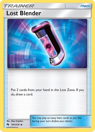 Lost Blender - 181/214 - Uncommon - Reverse Holo