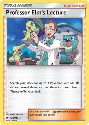 Professor Elm's Lecture - 188/214 - Uncommon - Reverse Holo