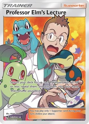 Professor Elm's Lecture (Full Art) 213 - Holofoil SM Lost Thunder - Ultra Rare