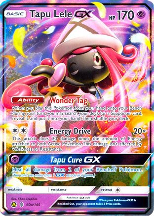 Tapu Lele GX 60a/145  - Holofoil Alternate Art Promos - Promo