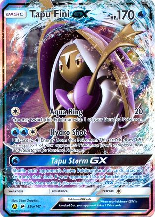 Tapu Fini GX 39a/147  - Holofoil Alternate Art Promos - Promo