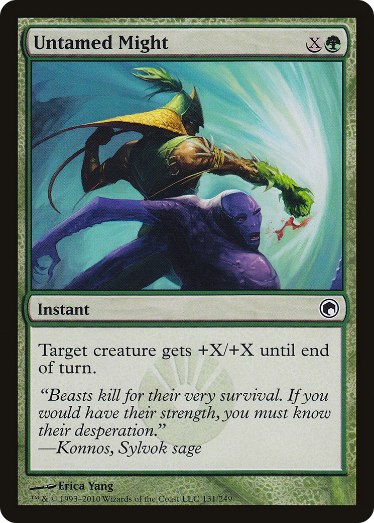Untamed Might (SOM-131) Foil