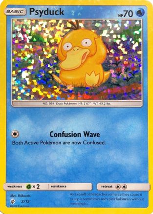 Psyduck 002/12  - Holofoil McDonalds Promos 2018 - Promo