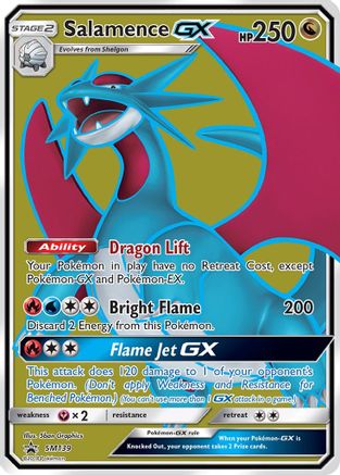 Salamence GX SM139  - Holofoil SM Promos - Promo