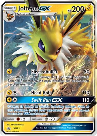 Jolteon GX SM173  - Holofoil SM Promos - Promo
