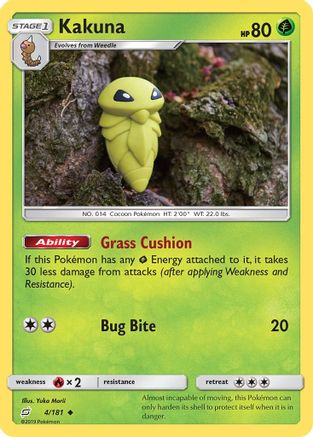 Kakuna - 4/181 - Uncommon - Reverse Holo