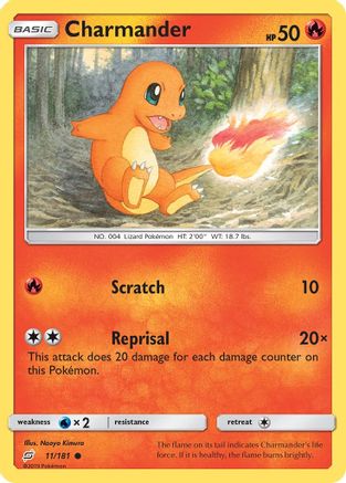 Charmander (11) - 11/181 - Common