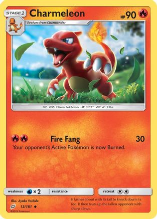 Charmeleon - 13/181 - Uncommon - Reverse Holo