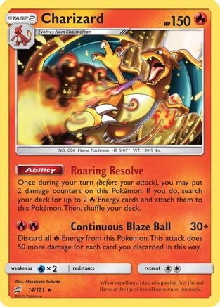 Charizard 14/181 - Rare