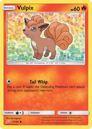Vulpix - 15/181 - Common - Reverse Holo