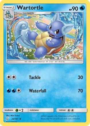Wartortle - 24/181 - Uncommon - Reverse Holo