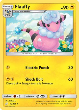 Flaaffy - 42/181 - Uncommon - Reverse Holo