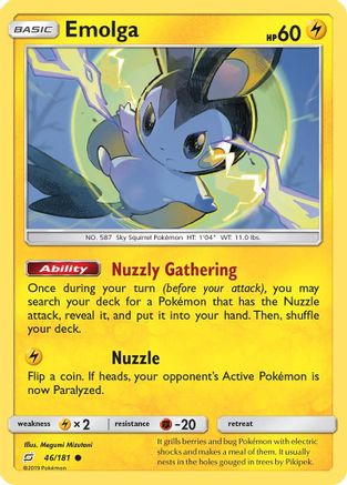 Emolga - 46/181 - Common - Reverse Holo