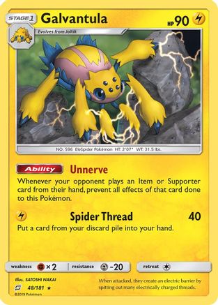 Galvantula - 48/181 - Rare - Reverse Holo