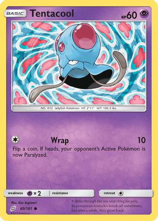 Tentacool - 60/181 - Common