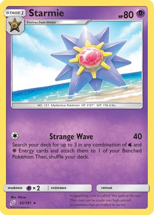 Starmie - 65/181 - Rare