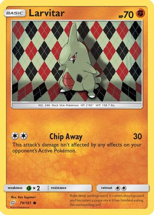 Larvitar - 79/181 - Common - Reverse Holo