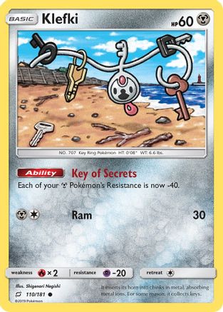 Klefki - 110/181 - Common - Reverse Holo