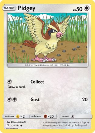 Pidgey (121) - 121/181 - Common