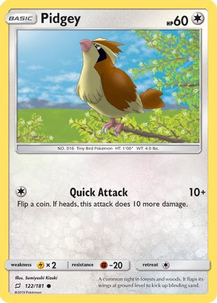 Pidgey (122) - 122/181 - Common