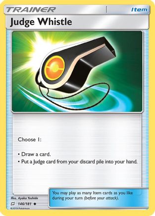 Judge Whistle - 146/181 - Uncommon - Reverse Holo