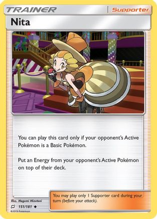 Nita - 151/181 - Uncommon - Reverse Holo